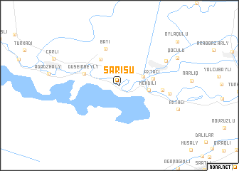 map of Sarısu