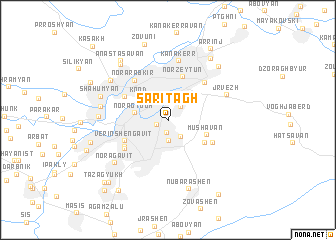 map of Saritʼagh