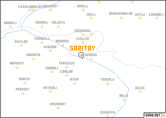 map of Sarıtay