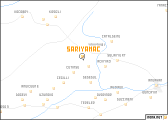 map of Sarıyamaç