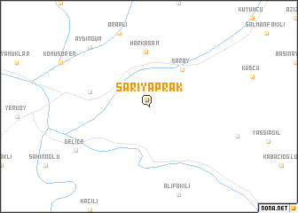 map of Sarıyaprak
