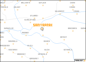 map of Sarıyaprak