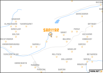 map of Sarıyar