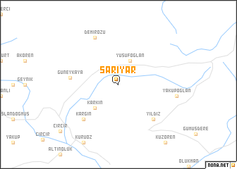 map of Sarıyar