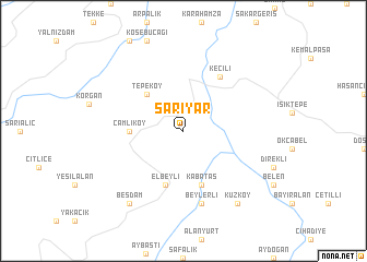 map of Sarıyar