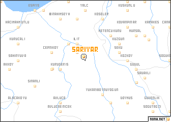map of Sarıyar