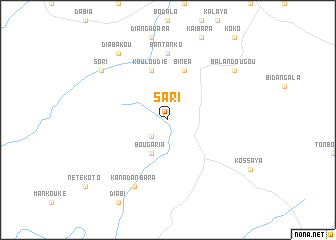 map of Sari