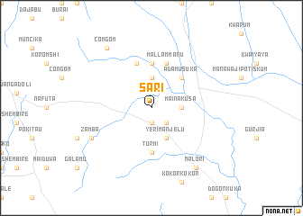 map of Sari