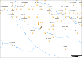 map of Sari