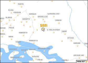 map of Sari