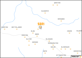 map of Sāri‘