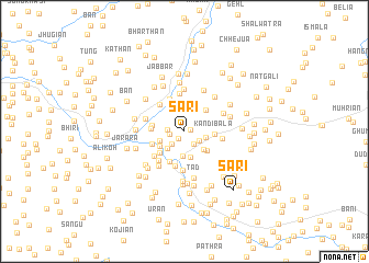 map of Sari