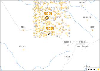 map of Sari