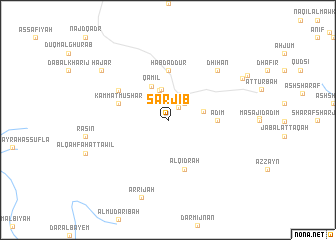 map of Sarjīb