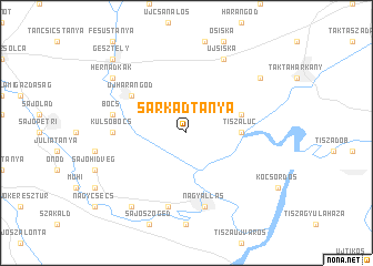 map of Sarkadtanya