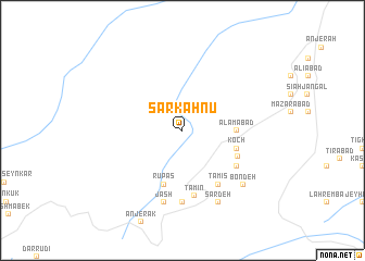 map of Sar Kahnū