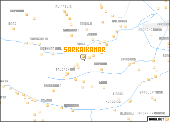 map of Sarkai Kamar