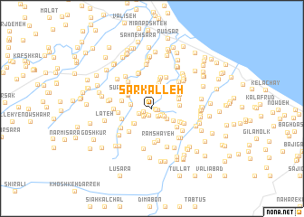 map of Sar Kalleh