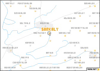 map of Sarkaly