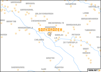 map of Sar Kamareh