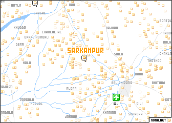 map of Sarkāmpur