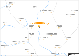 map of Sarkandiala