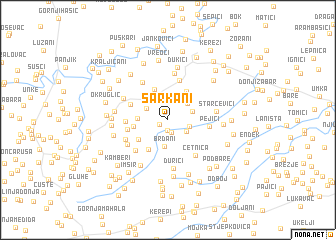 map of Šarkani