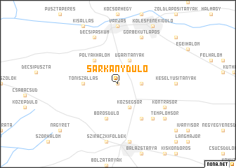 map of Sárkánydůlő