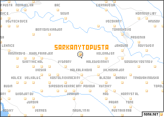 map of Sárkánytó Pusta