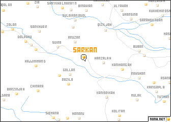 map of Sarkan