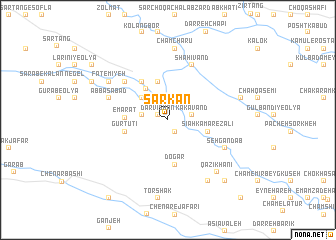 map of Sarkān