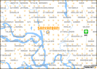 map of Sarkarbāri