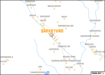 map of Sar Keyvān