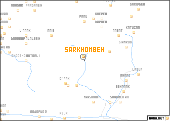 map of Sar Khombeh