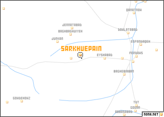 map of Sarkhū-e Pā\