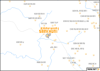 map of Sar Khūnī