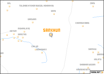 map of Sar Khūn