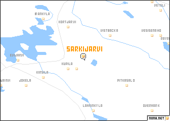 map of Särkijärvi