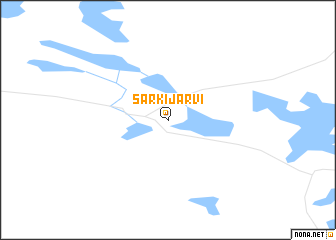 map of Särkijärvi