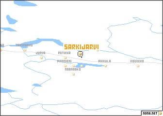 map of Särkijärvi