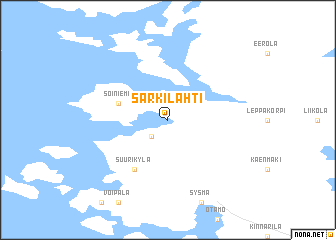 map of Särkilahti