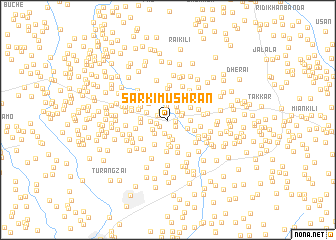 map of Sarki Mushrān