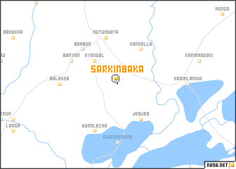 map of Sarkin Baka