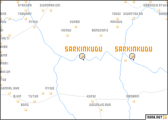 map of Sarkin Kudu