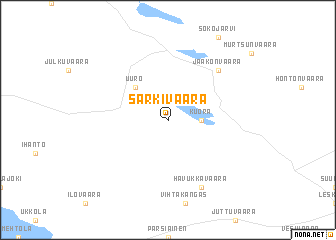 map of Särkivaara