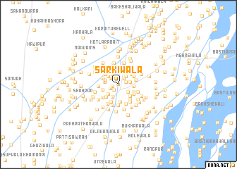 map of Sarkiwāla