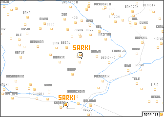 map of Sārkī