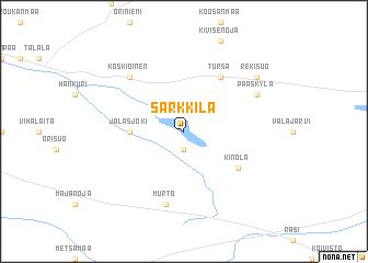 map of Sarkkila