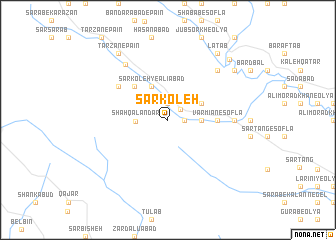 map of Sar Koleh