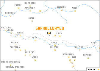 map of Sarkol-e Qāyed